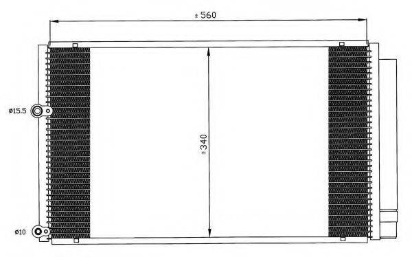 TOYOTA 8705047100 Конденсатор, кондиціонер