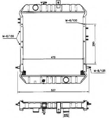 MITSUBISHI MB390018 Радіатор, охолодження двигуна