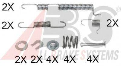 A.B.S. 0765Q Комплектуючі, гальмівна колодка