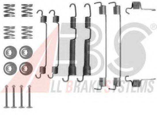 A.B.S. 0786Q Комплектуючі, гальмівна колодка