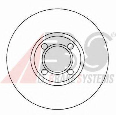 A.B.S. 15607 гальмівний диск