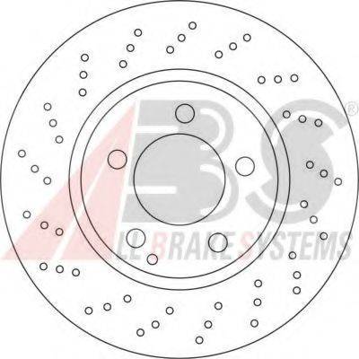 A.B.S. 17111OE гальмівний диск
