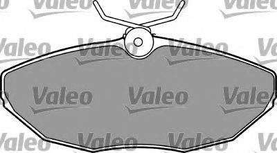 VALEO 597439 Комплект гальмівних колодок, дискове гальмо