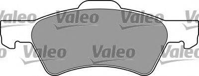 VALEO 597412 Комплект гальмівних колодок, дискове гальмо