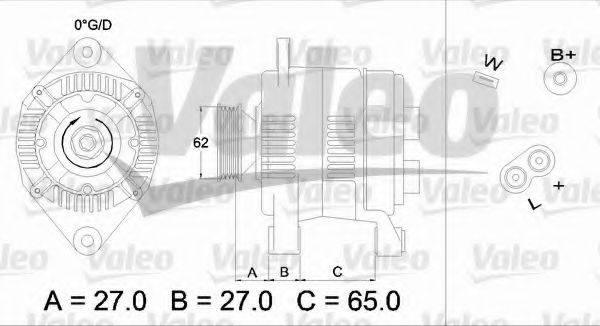 VALEO 436280 Генератор