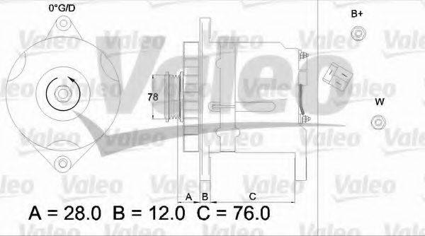 VALEO 436512 Генератор