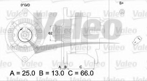 VALEO 436528 Генератор