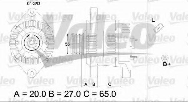 VALEO 437443 Генератор