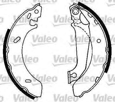 VALEO 554717 Комплект гальмівних колодок