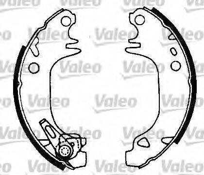 VALEO 554661 Комплект гальмівних колодок