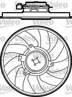 VAUXHALL 1341380 Вентилятор, охолодження двигуна