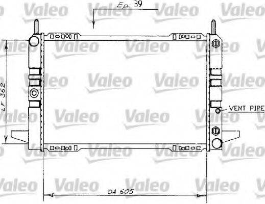 VALEO 730144 Радіатор, охолодження двигуна