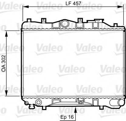 MAZDA E356 15 200 A Радіатор, охолодження двигуна