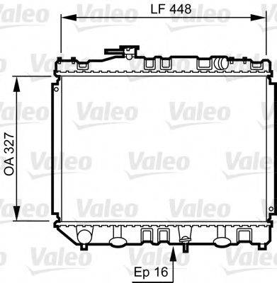 TOYOTA 16400-13150 Радіатор, охолодження двигуна