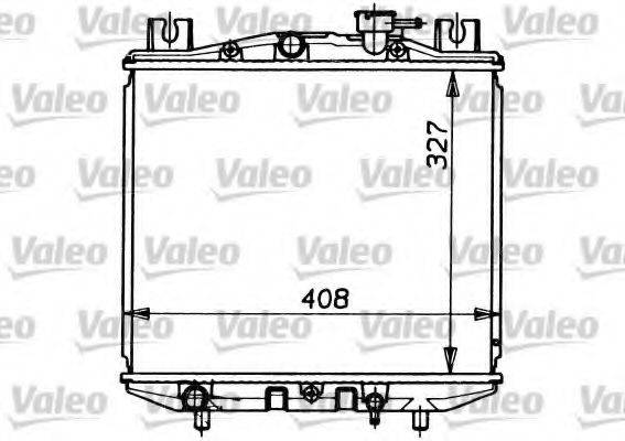 VALEO 731153 Радіатор, охолодження двигуна