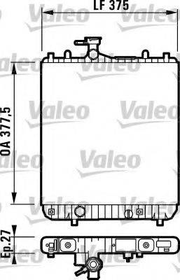 VAUXHALL 9208632 Радіатор, охолодження двигуна