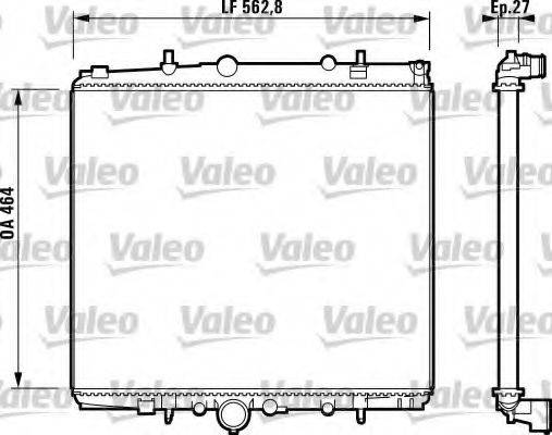 FIAT 9641728180 Радіатор, охолодження двигуна