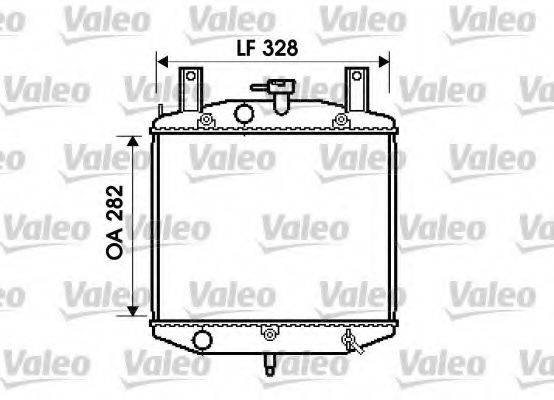 DAIHATSU 16400-87253-000 Радіатор, охолодження двигуна