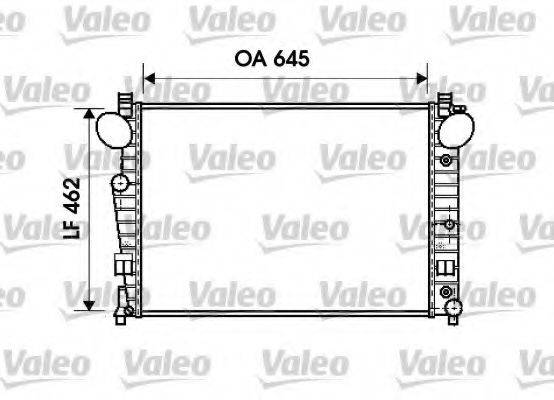 VALEO 734801 Радіатор, охолодження двигуна