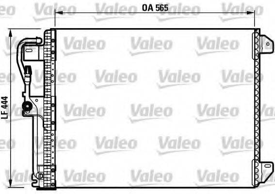 VALEO 817022 Конденсатор, кондиціонер