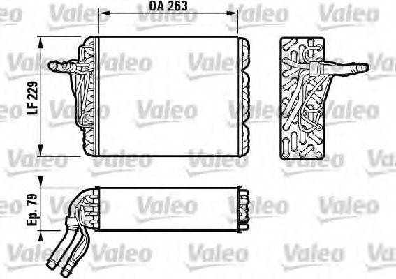 VW 357820103A Випарник, кондиціонер