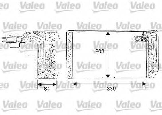 VALEO 817467 Випарник, кондиціонер