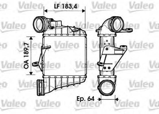 VW 6Q0145804B Інтеркулер