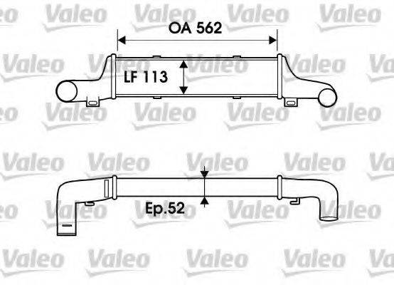 VALEO 817905 Інтеркулер