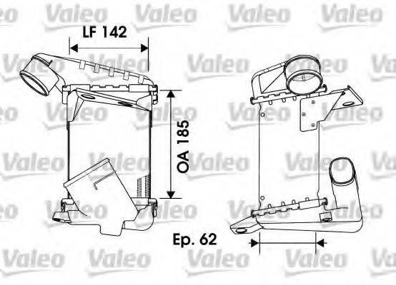 VW 535145805A Інтеркулер