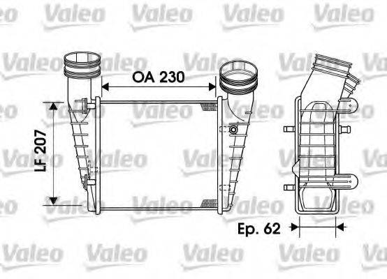 VALEO 817938 Інтеркулер