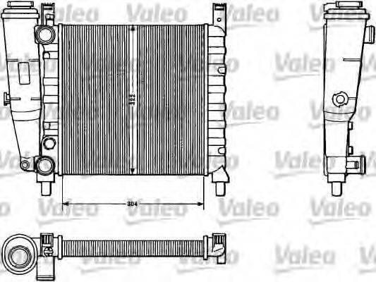 VALEO 883811 Радіатор, охолодження двигуна