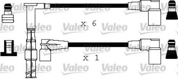VALEO 346376 Комплект дротів запалювання