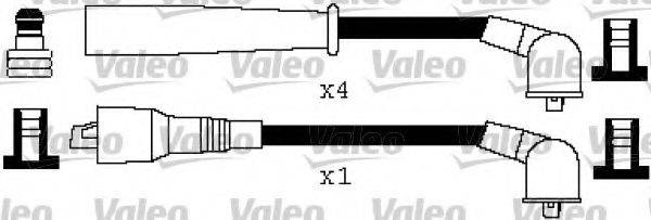 LUCAS ELECTRICAL DKB445 Комплект дротів запалювання