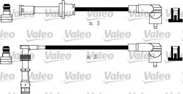 VALEO 346182 Комплект дротів запалювання