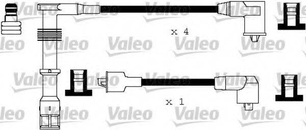 LUCAS ELECTRICAL DKC239 Комплект дротів запалювання