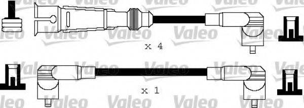 VALEO 346119 Комплект дротів запалювання