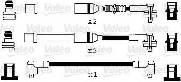 LUCAS ELECTRICAL DKB777 Комплект дротів запалювання