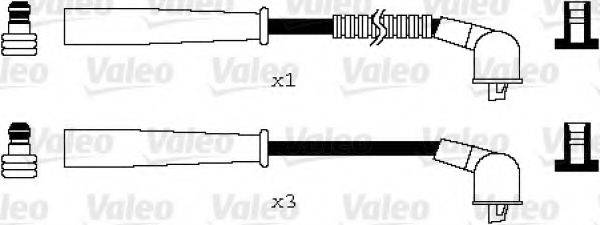 LUCAS ELECTRICAL DKB780 Комплект дротів запалювання