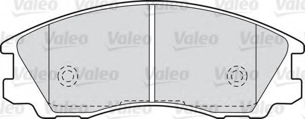 VALEO 598506 Комплект гальмівних колодок, дискове гальмо