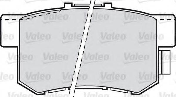 VALEO 598911 Комплект гальмівних колодок, дискове гальмо