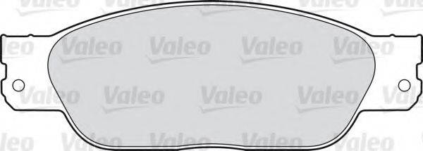 VALEO 598439 Комплект гальмівних колодок, дискове гальмо