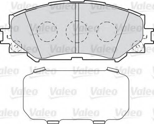 TOYOTA 446512610 Комплект гальмівних колодок, дискове гальмо