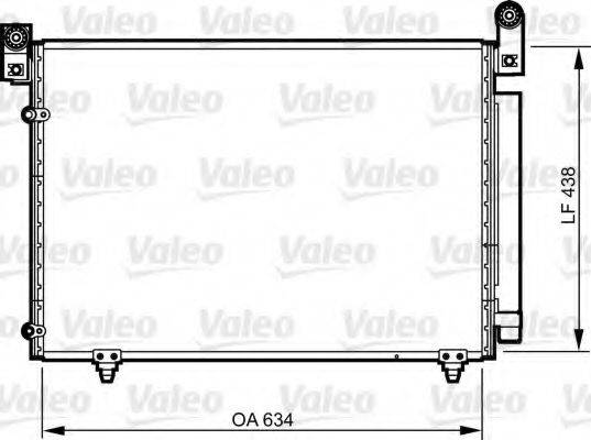 VALEO 814266 Конденсатор, кондиціонер