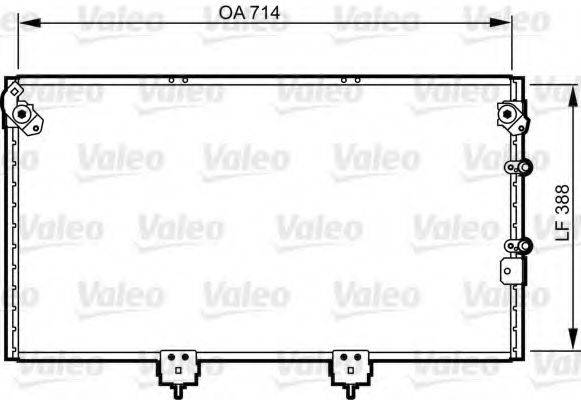 LEXUS 88460-50120 Конденсатор, кондиціонер