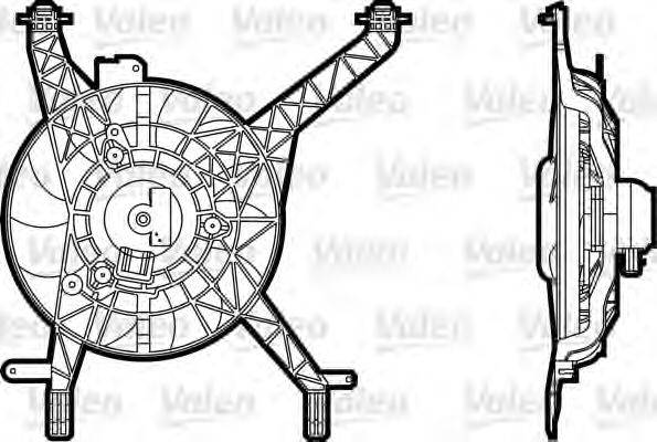 FORD 8V518C607BE Електродвигун, вентилятор радіатора