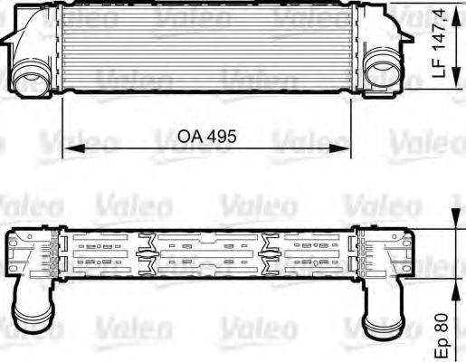 VALEO 818252 Інтеркулер