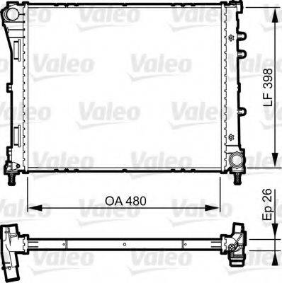 FIAT 51785398 Радіатор, охолодження двигуна