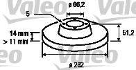 LAND ROVER ANR4983 гальмівний диск