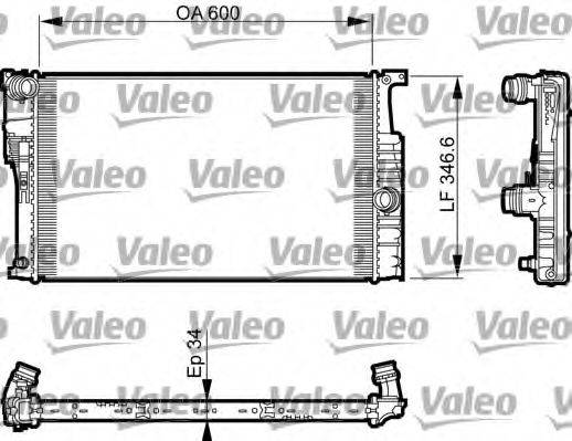 BMW 760052302 Радіатор, охолодження двигуна