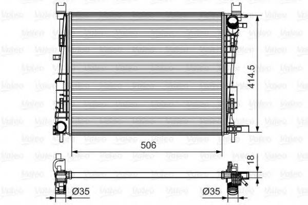 RENAULT 21 41 000 78R Радіатор, охолодження двигуна